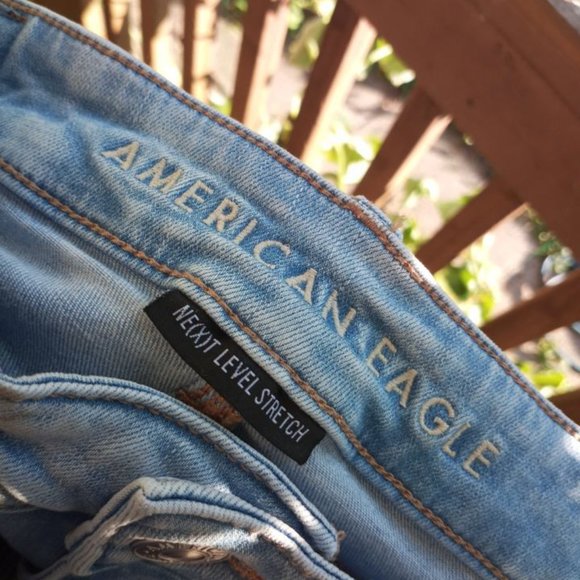 American Eagle Super High Rise Jeggings, Size 2 - Picture 4 of 8